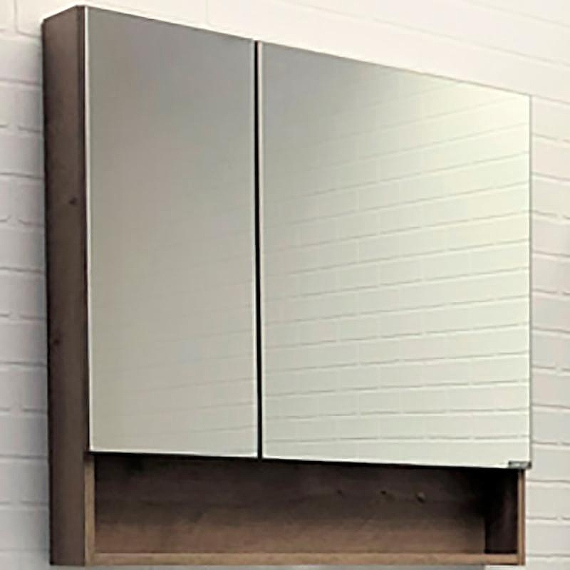 Зеркальный шкаф Comforty Никосия-80 00-00007619 Дуб темный, купить, цена, заказать, магазин, доставка, скидка, промокод, купить, цена, заказать, магазин, доставка, скидка, промокод