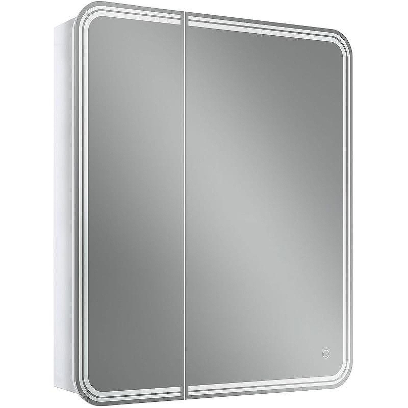 Зеркальный шкаф Art&Max Verona AM-Ver-700-800-2D-R-DS-F с подсветкой с сенсорным выключателем Белый, купить, цена, заказать, магазин, доставка, скидка, промокод, купить, цена, заказать, магазин, доставка, скидка, промокод