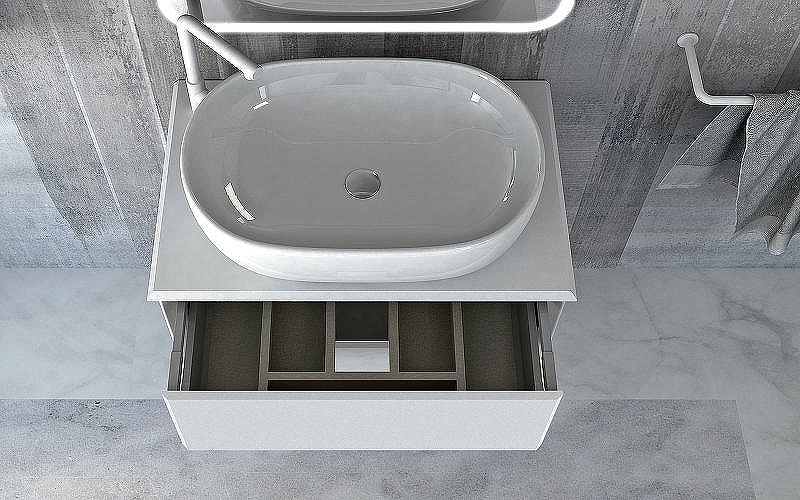 Тумба под раковину Cezares Bellagio 70 54714 подвесная Bianco Opaco, купить, цена, заказать, магазин, доставка, скидка, промокод, купить, цена, заказать, магазин, доставка, скидка, промокод