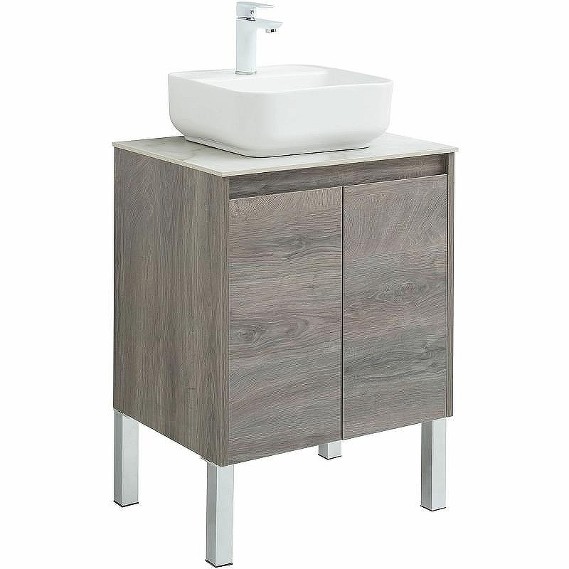 Тумба под раковину Aquanet Nova Lite 60 298848 подвесная Дуб рошелье, купить, цена, заказать, магазин, доставка, скидка, промокод, купить, цена, заказать, магазин, доставка, скидка, промокод