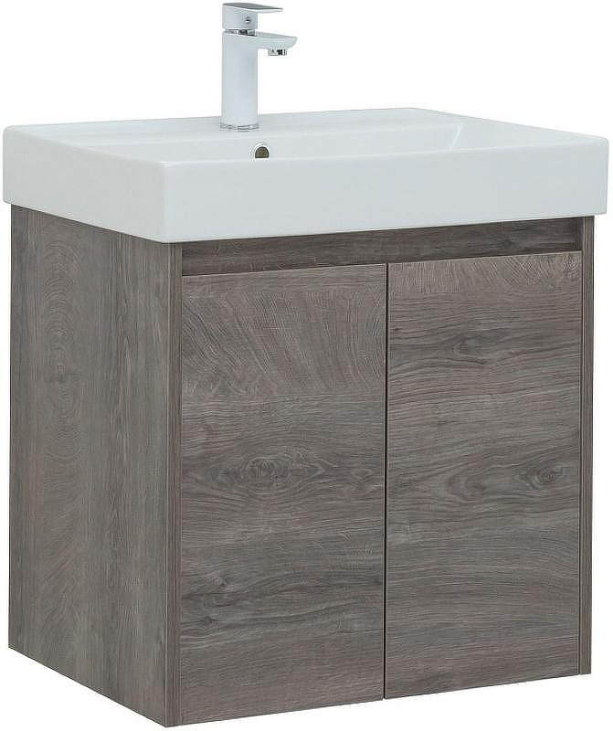 Тумба под раковину Aquanet Nova Lite 60 298848 подвесная Дуб рошелье, купить, цена, заказать, магазин, доставка, скидка, промокод, купить, цена, заказать, магазин, доставка, скидка, промокод