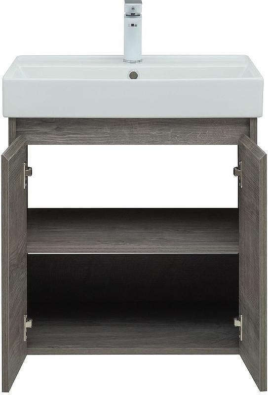 Тумба под раковину Aquanet Nova Lite 60 298848 подвесная Дуб рошелье, купить, цена, заказать, магазин, доставка, скидка, промокод, купить, цена, заказать, магазин, доставка, скидка, промокод
