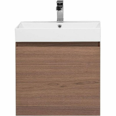 Тумба под раковину Aquanet Нью-Йорк 60 203945 подвесная Орех