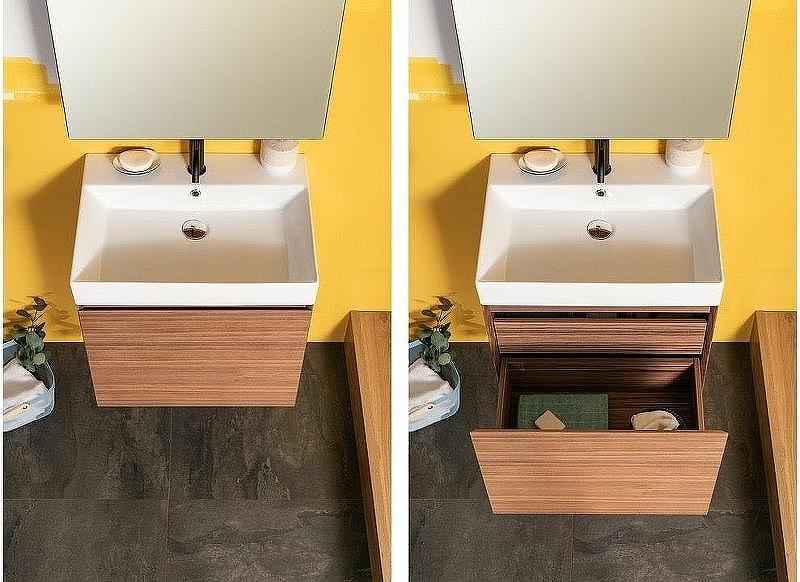 Тумба под раковину Aquanet Нью-Йорк 60 203945 подвесная Орех, купить, цена, заказать, магазин, доставка, скидка, промокод, купить, цена, заказать, магазин, доставка, скидка, промокод