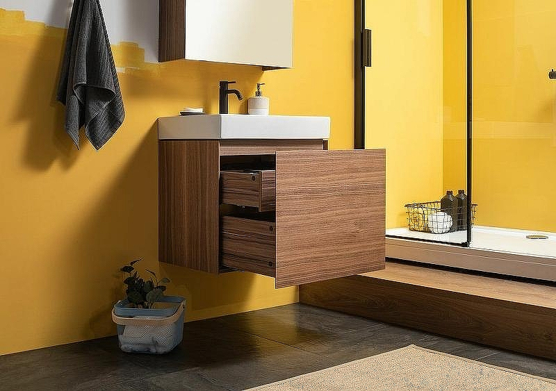 Тумба под раковину Aquanet Нью-Йорк 60 203945 подвесная Орех, купить, цена, заказать, магазин, доставка, скидка, промокод, купить, цена, заказать, магазин, доставка, скидка, промокод