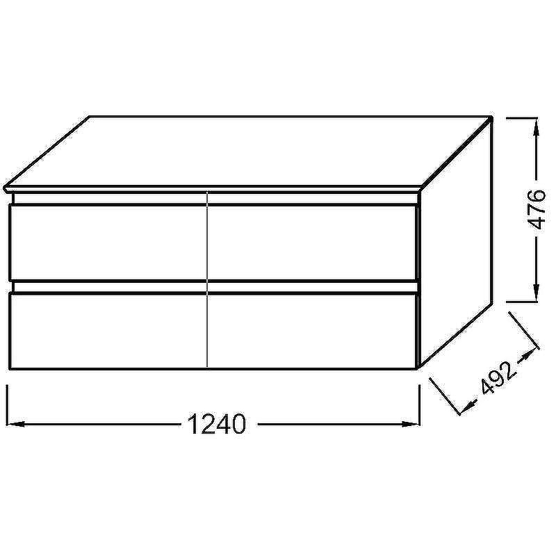 Тумба под раковину Jacob Delafon Madeleine 120 EB2085-J51 подвесная Белая матовая, купить, цена, заказать, магазин, доставка, скидка, промокод, купить, цена, заказать, магазин, доставка, скидка, промокод
