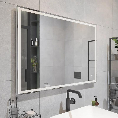 Зеркало DIWO Дмитров 100 ЗЛП118 с подсветкой с сенсорным выключателем