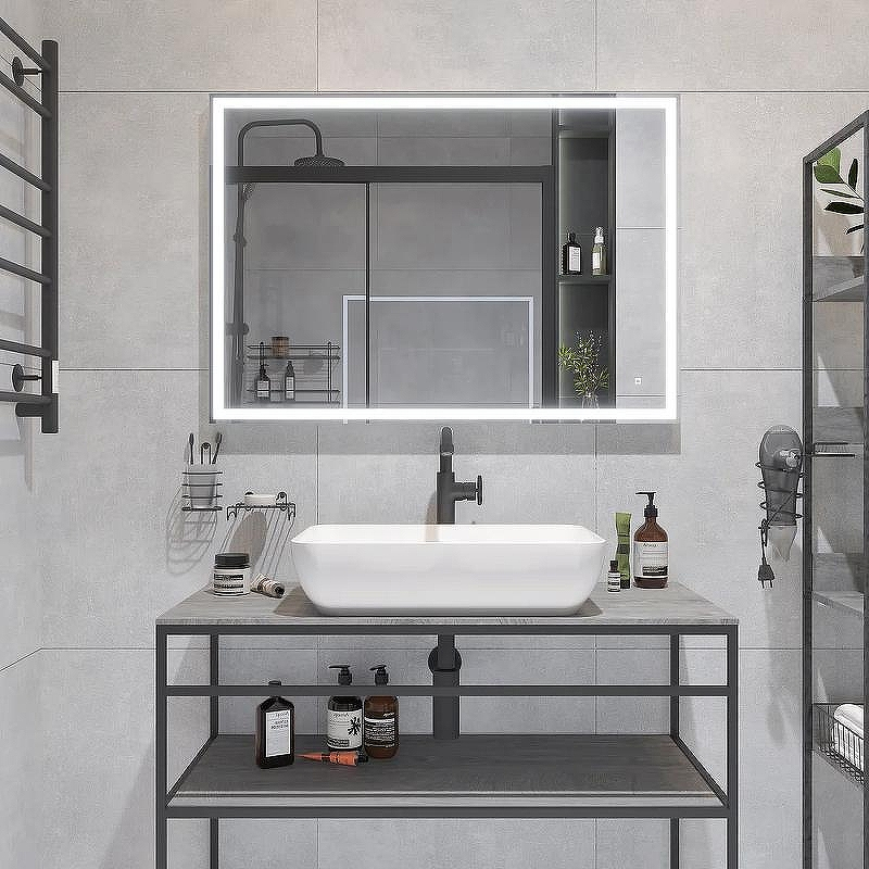 Зеркало DIWO Дмитров 100 ЗЛП118 с подсветкой с сенсорным выключателем, купить, цена, заказать, магазин, доставка, скидка, промокод, купить, цена, заказать, магазин, доставка, скидка, промокод