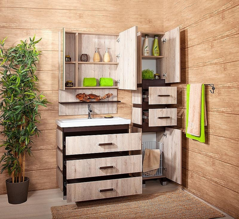 Шкаф пенал Бриклаер Техас 35 4627125412615 с бельевой корзиной Дуб кантри Венге, купить, цена, заказать, магазин, доставка, скидка, промокод, купить, цена, заказать, магазин, доставка, скидка, промокод