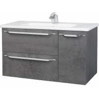 Тумба под раковину Bellezza Луиджи 100 4639217270423 подвесная Серая, купить, цена, заказать, магазин, доставка, скидка, промокод, купить, цена, заказать, магазин, доставка, скидка, промокод