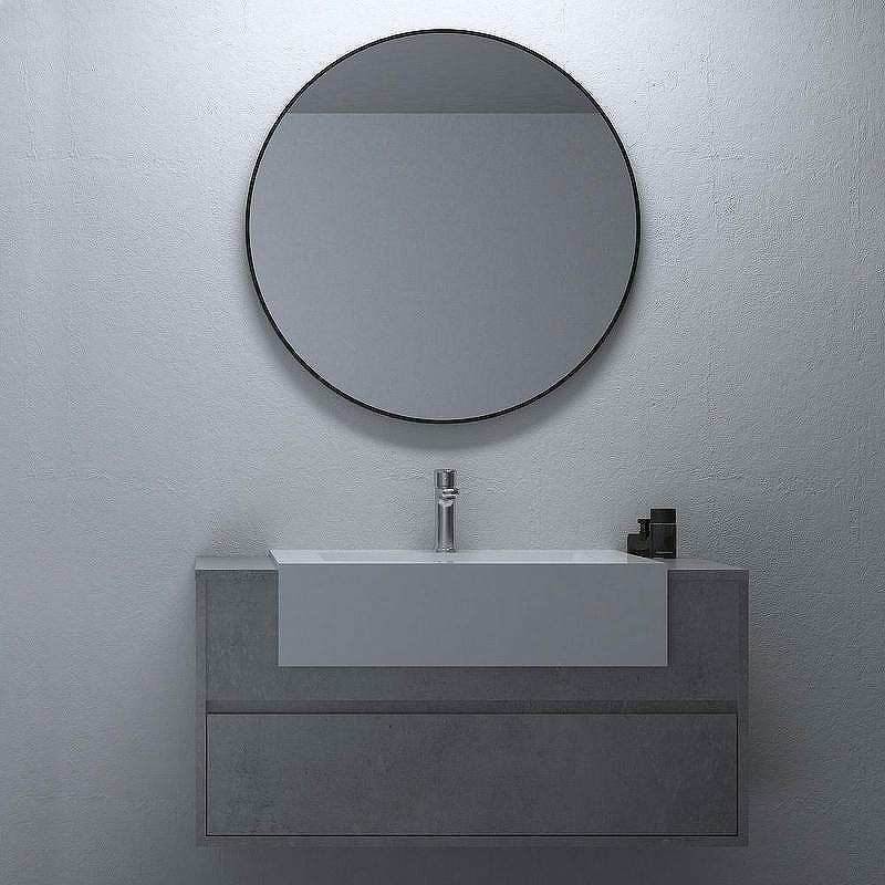 Тумба с раковиной Black&White Universe U903.1000-1 100 903U10001 подвесная C.ash, купить, цена, заказать, магазин, доставка, скидка, промокод, купить, цена, заказать, магазин, доставка, скидка, промокод