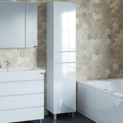 Шкаф пенал СанТа Марс 40 Белый