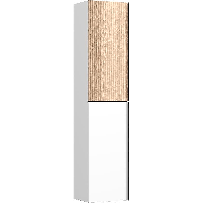 Шкаф пенал Sancos Delta 35 PDL35W подвесной Дуб светлый Белый, купить, цена, заказать, магазин, доставка, скидка, промокод, купить, цена, заказать, магазин, доставка, скидка, промокод