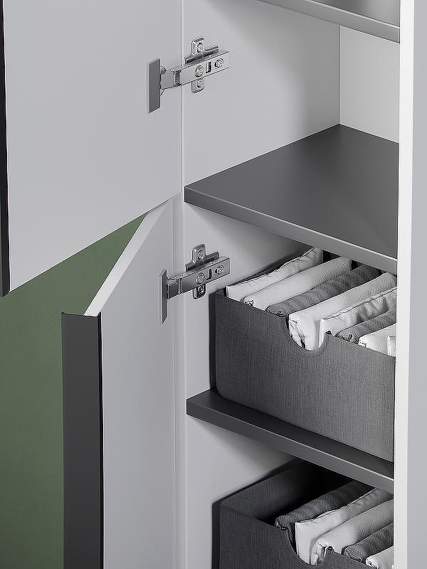 Шкаф пенал Sancos Delta 35 PDL35W подвесной Дуб светлый Белый, купить, цена, заказать, магазин, доставка, скидка, промокод, купить, цена, заказать, магазин, доставка, скидка, промокод