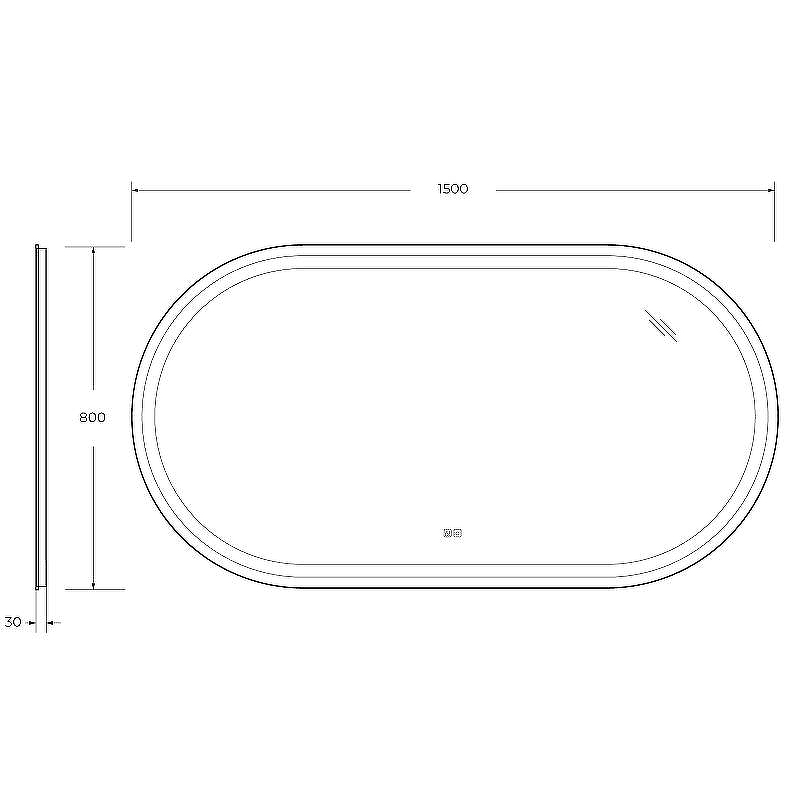 Зеркало Cezares Giubileo 150 CZR-SPC-GIUBILEO-1500-800-TCH-WARM с подсветкой с сенсорным выключателем и подогревом, купить, цена, заказать, магазин, доставка, скидка, промокод, купить, цена, заказать, магазин, доставка, скидка, промокод