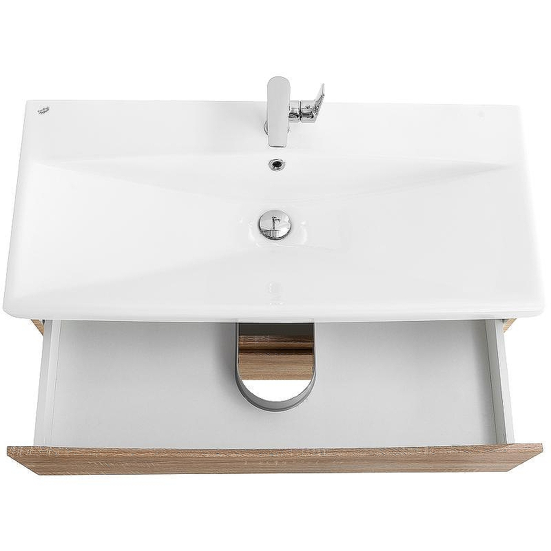 Тумба под раковину BelBagno Marino-Cer 80 MARINO-CER-800-2C-SO-WO-P подвесная Rovere Bianco, купить, цена, заказать, магазин, доставка, скидка, промокод, купить, цена, заказать, магазин, доставка, скидка, промокод