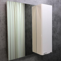 Зеркало со шкафом Comforty Неаполь 80 00004147561 Белое, купить, цена, заказать, магазин, доставка, скидка, промокод, купить, цена, заказать, магазин, доставка, скидка, промокод