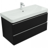 Тумба под раковину Aquanet Вега 100 329593 подвесная Черная, купить, цена, заказать, магазин, доставка, скидка, промокод, купить, цена, заказать, магазин, доставка, скидка, промокод