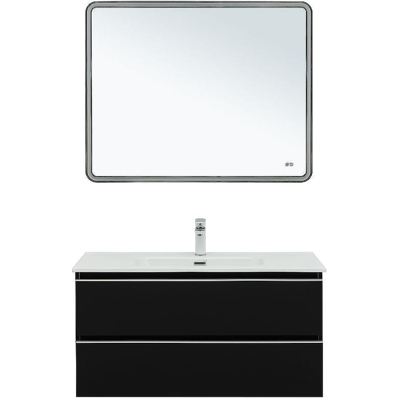 Тумба под раковину Aquanet Вега 100 329593 подвесная Черная, купить, цена, заказать, магазин, доставка, скидка, промокод, купить, цена, заказать, магазин, доставка, скидка, промокод