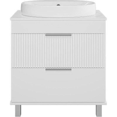 Тумба с раковиной Brevita Enfida 70 УТ000015615 Белая матовая