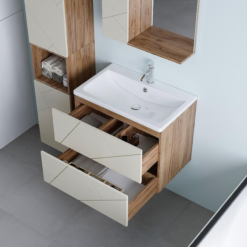 Тумба под раковину Бриклаер Кристалл 70 4627125416934 подвесная Латте Дуб крафт табачный, купить, цена, заказать, магазин, доставка, скидка, промокод, купить, цена, заказать, магазин, доставка, скидка, промокод