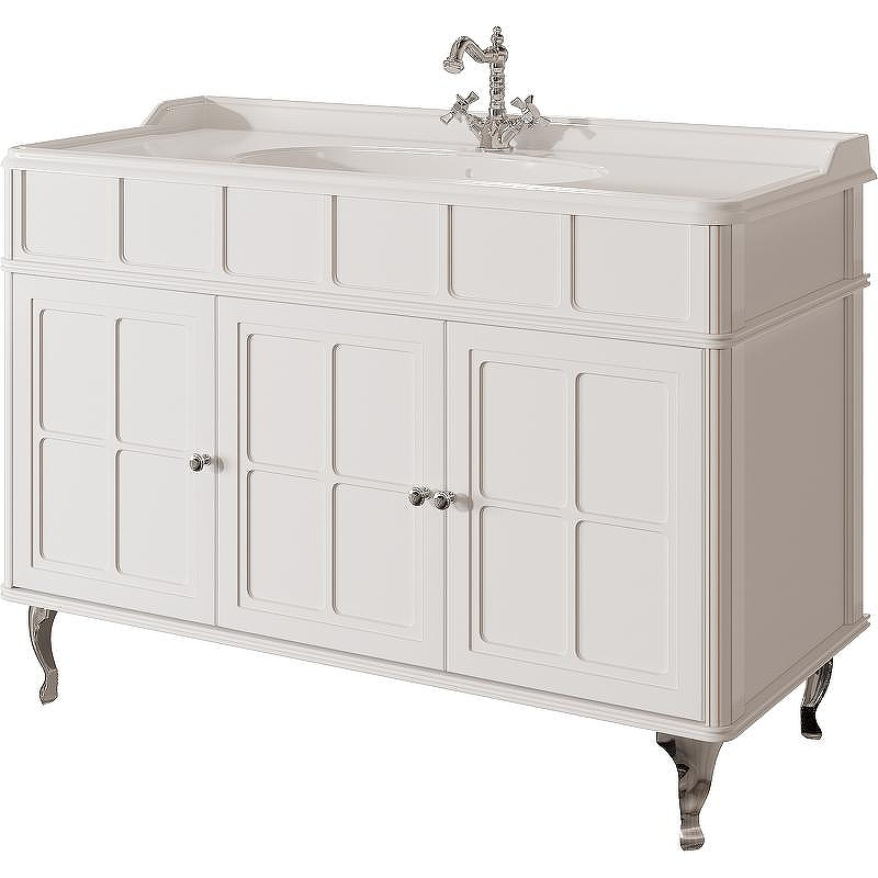 Тумба под раковину Caprigo Borgo 120 33425-B231 Белая матовая, купить, цена, заказать, магазин, доставка, скидка, промокод, купить, цена, заказать, магазин, доставка, скидка, промокод