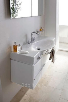 Тумба под раковину Laufen Palace New 120 4.0130.2.075.463.R подвесная Белая матовая