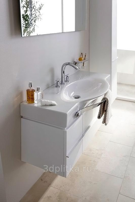 Тумба под раковину Laufen Palace New 120 4.0130.2.075.463.R подвесная Белая матовая, купить, цена, заказать, магазин, доставка, скидка, промокод, купить, цена, заказать, магазин, доставка, скидка, промокод