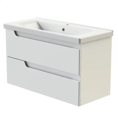 Тумба с раковиной Orange Milano TP-MR100 подвесная Белая