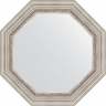 Зеркало Evoform Octagon 67х67 BY 3788 в багетной раме - Римское серебро 88, купить, цена, заказать, магазин, доставка, скидка, промокод, купить, цена, заказать, магазин, доставка, скидка, промокод
