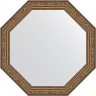 Зеркало Evoform Octagon 55х55 BY 3965 в багетной раме - Виньетка состаренное золото 56, купить, цена, заказать, магазин, доставка, скидка, промокод, купить, цена, заказать, магазин, доставка, скидка, промокод