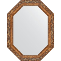 Зеркало Evoform Octagon 65x85 BY 7147 в багетной раме - Виньетка бронзовая 85, купить, цена, заказать, магазин, доставка, скидка, промокод, купить, цена, заказать, магазин, доставка, скидка, промокод