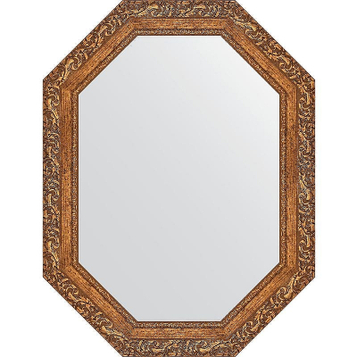 Зеркало Evoform Octagon 65x85 BY 7147 в багетной раме - Виньетка бронзовая 85
