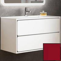 Тумба с раковиной SanVit Бруно-2 90 kbruno290 в цвете Ral подвесная Красный глянец, купить, цена, заказать, магазин, доставка, скидка, промокод, купить, цена, заказать, магазин, доставка, скидка, промокод