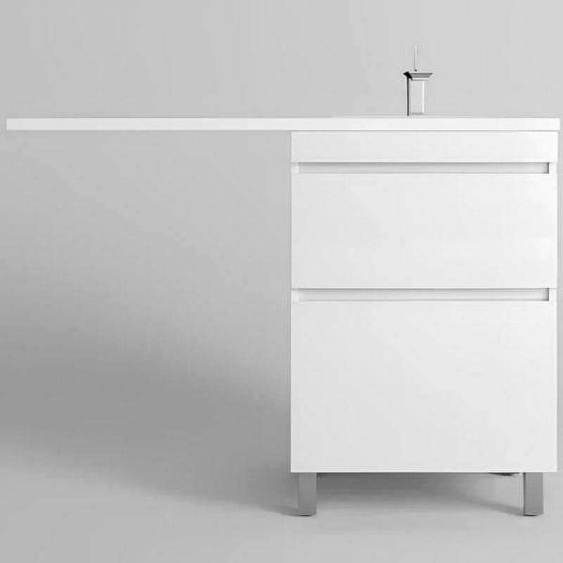 Тумба под раковину Style Line Даллас Леон 120 Люкс Plus СС-00002438 Белая, купить, цена, заказать, магазин, доставка, скидка, промокод, купить, цена, заказать, магазин, доставка, скидка, промокод