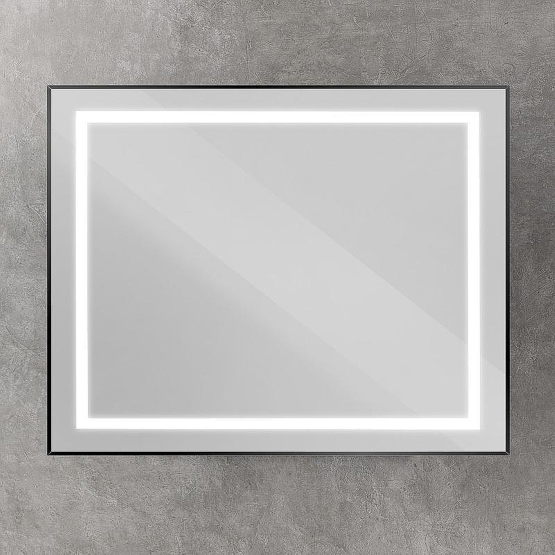 Зеркало BelBagno Kraft 100 SPC-KRAFT-1000-800-SENS-NERO с подсветкой Черное с сенсорным выключателем, купить, цена, заказать, магазин, доставка, скидка, промокод, купить, цена, заказать, магазин, доставка, скидка, промокод