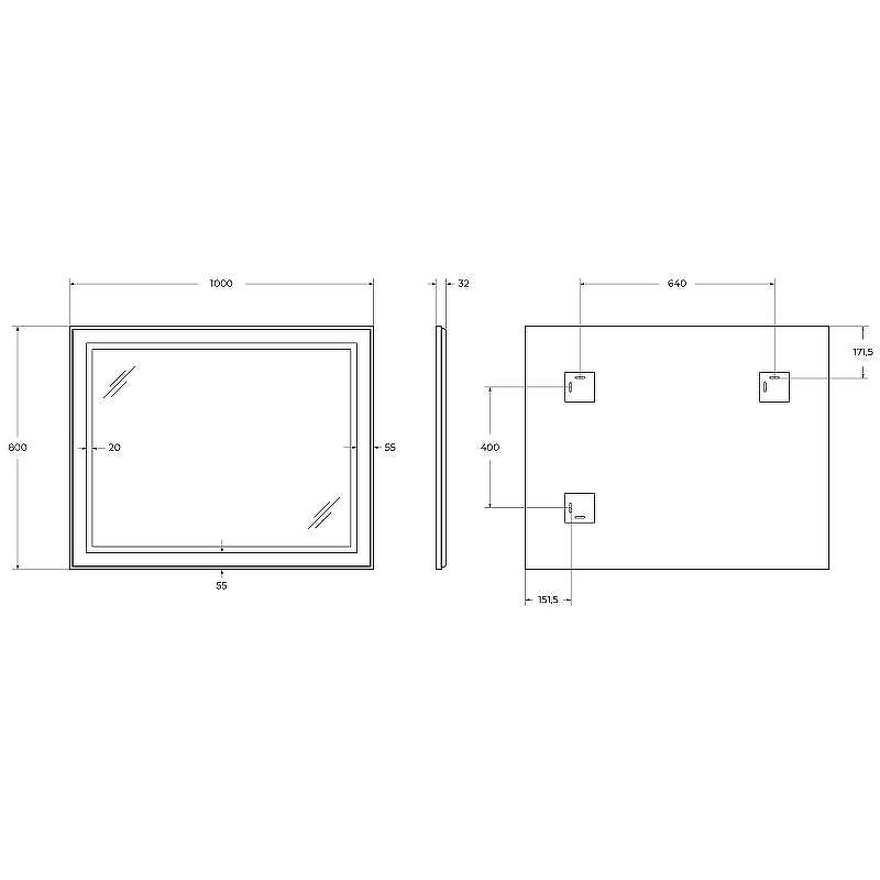 Зеркало BelBagno Kraft 100 SPC-KRAFT-1000-800-SENS-NERO с подсветкой Черное с сенсорным выключателем, купить, цена, заказать, магазин, доставка, скидка, промокод, купить, цена, заказать, магазин, доставка, скидка, промокод
