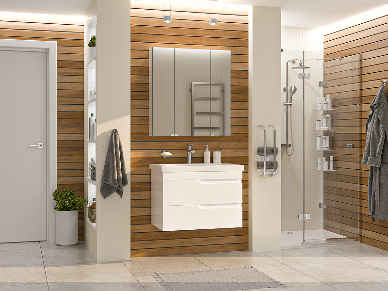 Зеркальный шкаф Misty Аура 75 Э-Аур02075-01 Белый, купить, цена, заказать, магазин, доставка, скидка, промокод, купить, цена, заказать, магазин, доставка, скидка, промокод