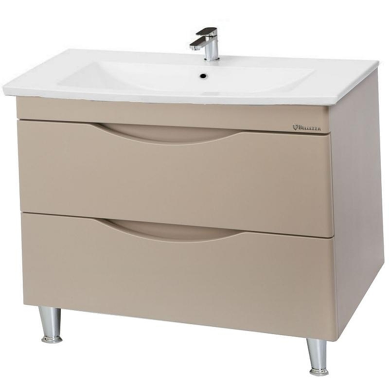 Тумба под раковину Bellezza Санриса 100 4630117660451 Капучино, купить, цена, заказать, магазин, доставка, скидка, промокод, купить, цена, заказать, магазин, доставка, скидка, промокод