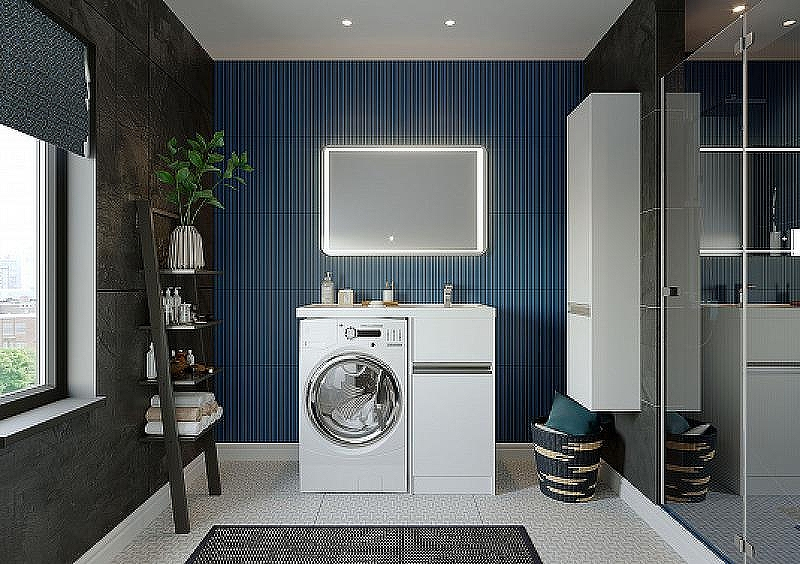 Тумба под раковину Aquaton Лондри 40 1A236001LH010 Белый глянец, купить, цена, заказать, магазин, доставка, скидка, промокод, купить, цена, заказать, магазин, доставка, скидка, промокод