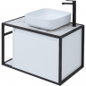 Тумба под раковину Aquanet Nova Lite Loft 75R 261649 подвесная Белый глянец, купить, цена, заказать, магазин, доставка, скидка, промокод, купить, цена, заказать, магазин, доставка, скидка, промокод