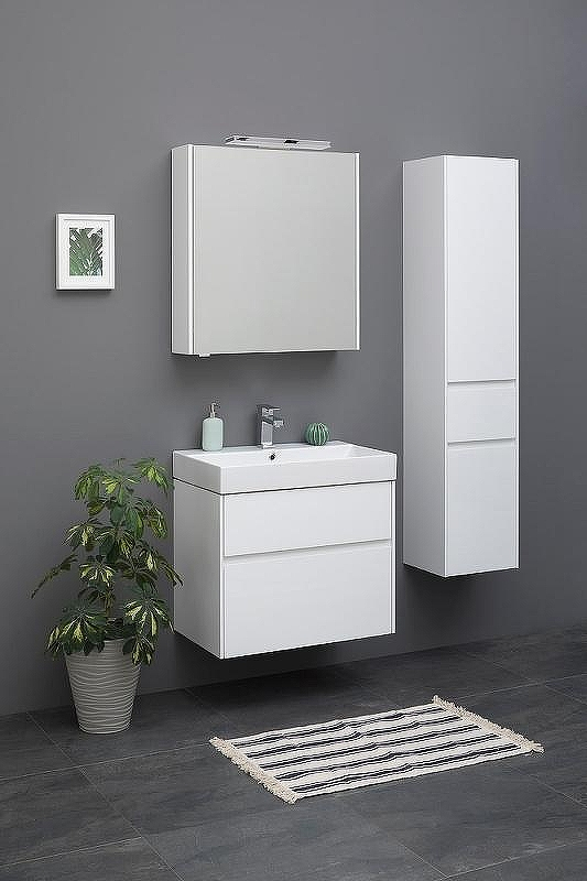 Тумба с раковиной Aquanet Бруклин 70 212597 подвесная Белая, купить, цена, заказать, магазин, доставка, скидка, промокод, купить, цена, заказать, магазин, доставка, скидка, промокод