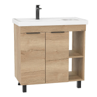 Тумба под раковину Onika Легран 80 108063 цвет Дуб галифакс, купить, цена, заказать, магазин, доставка, скидка, промокод, купить, цена, заказать, магазин, доставка, скидка, промокод