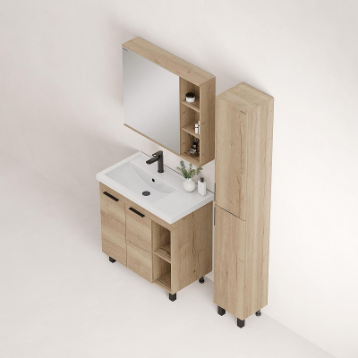 Тумба под раковину Onika Легран 80 108063 цвет Дуб галифакс