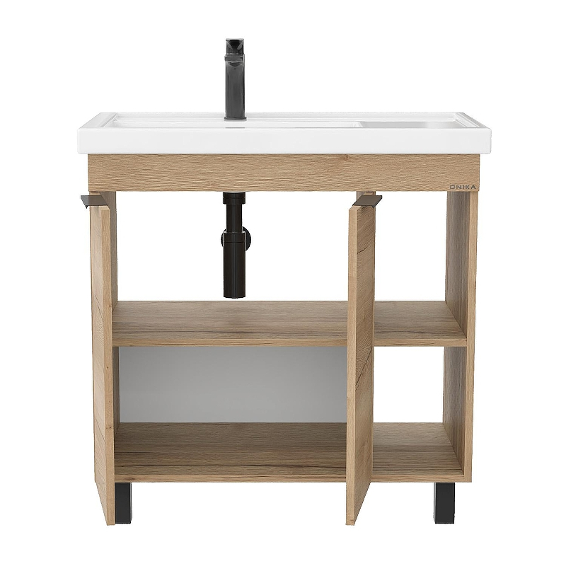 Тумба под раковину Onika Легран 80 108063 цвет Дуб галифакс, купить, цена, заказать, магазин, доставка, скидка, промокод, купить, цена, заказать, магазин, доставка, скидка, промокод