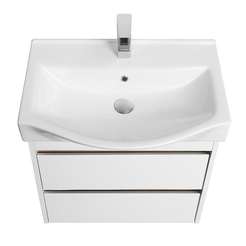 Тумба под раковину Aquaton Нортон 65 1A248801NT010 подвесная Белая глянцевая, купить, цена, заказать, магазин, доставка, скидка, промокод, купить, цена, заказать, магазин, доставка, скидка, промокод