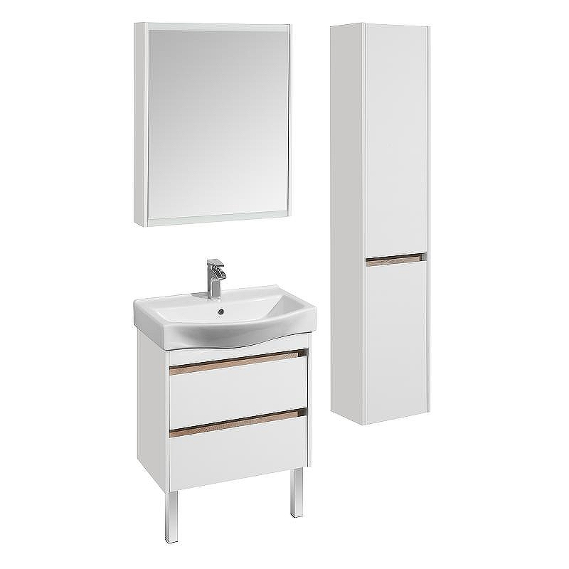 Тумба под раковину Aquaton Нортон 65 1A248801NT010 подвесная Белая глянцевая, купить, цена, заказать, магазин, доставка, скидка, промокод, купить, цена, заказать, магазин, доставка, скидка, промокод