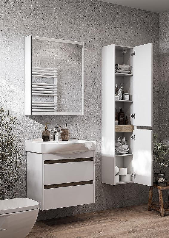 Тумба под раковину Aquaton Нортон 65 1A248801NT010 подвесная Белая глянцевая, купить, цена, заказать, магазин, доставка, скидка, промокод, купить, цена, заказать, магазин, доставка, скидка, промокод