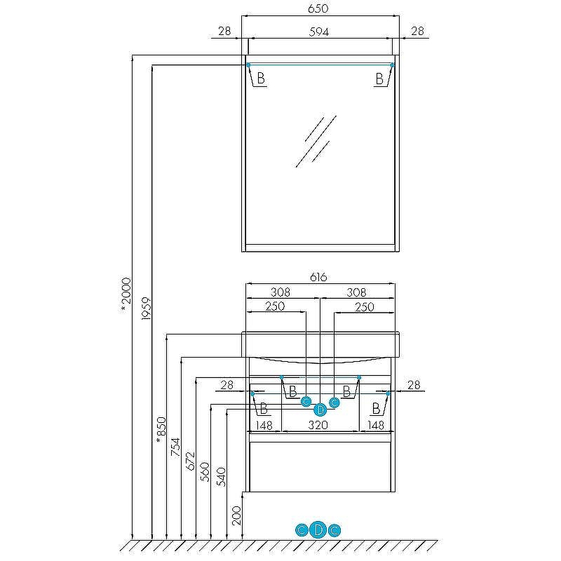 Тумба под раковину Aquaton Нортон 65 1A248801NT010 подвесная Белая глянцевая, купить, цена, заказать, магазин, доставка, скидка, промокод, купить, цена, заказать, магазин, доставка, скидка, промокод