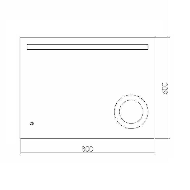 Зеркало Azario Лайт 80 ФР-00001377 с подсветкой с сенсорным выключателем, купить, цена, заказать, магазин, доставка, скидка, промокод, купить, цена, заказать, магазин, доставка, скидка, промокод